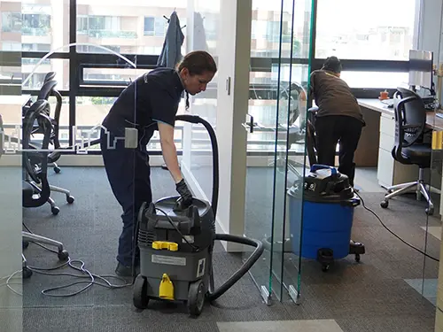 Aspirado de alfombra con filtrado HEPA